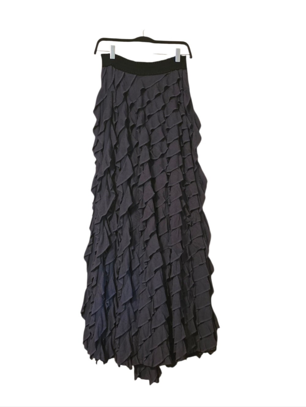 RARE Y2K Free People Lydia Maxi Skirt Small Grey - Picture 3 of 4